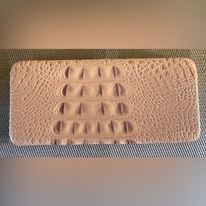 Rolfs Cream Croc Print Wallet